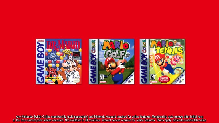 New Mario Game Boy games for Nintendo Switch Online.