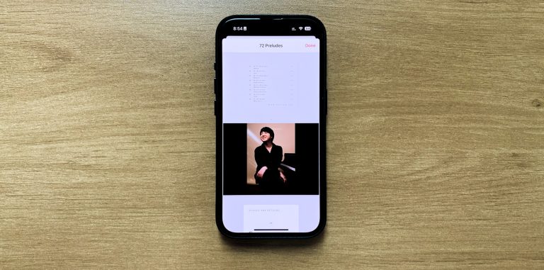 Apple Music Classical booklets