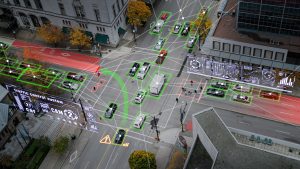we live in a simulation, computer simulation of cars and smart tech in city
