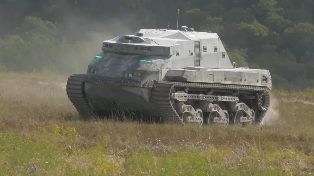 DARPA robot tank