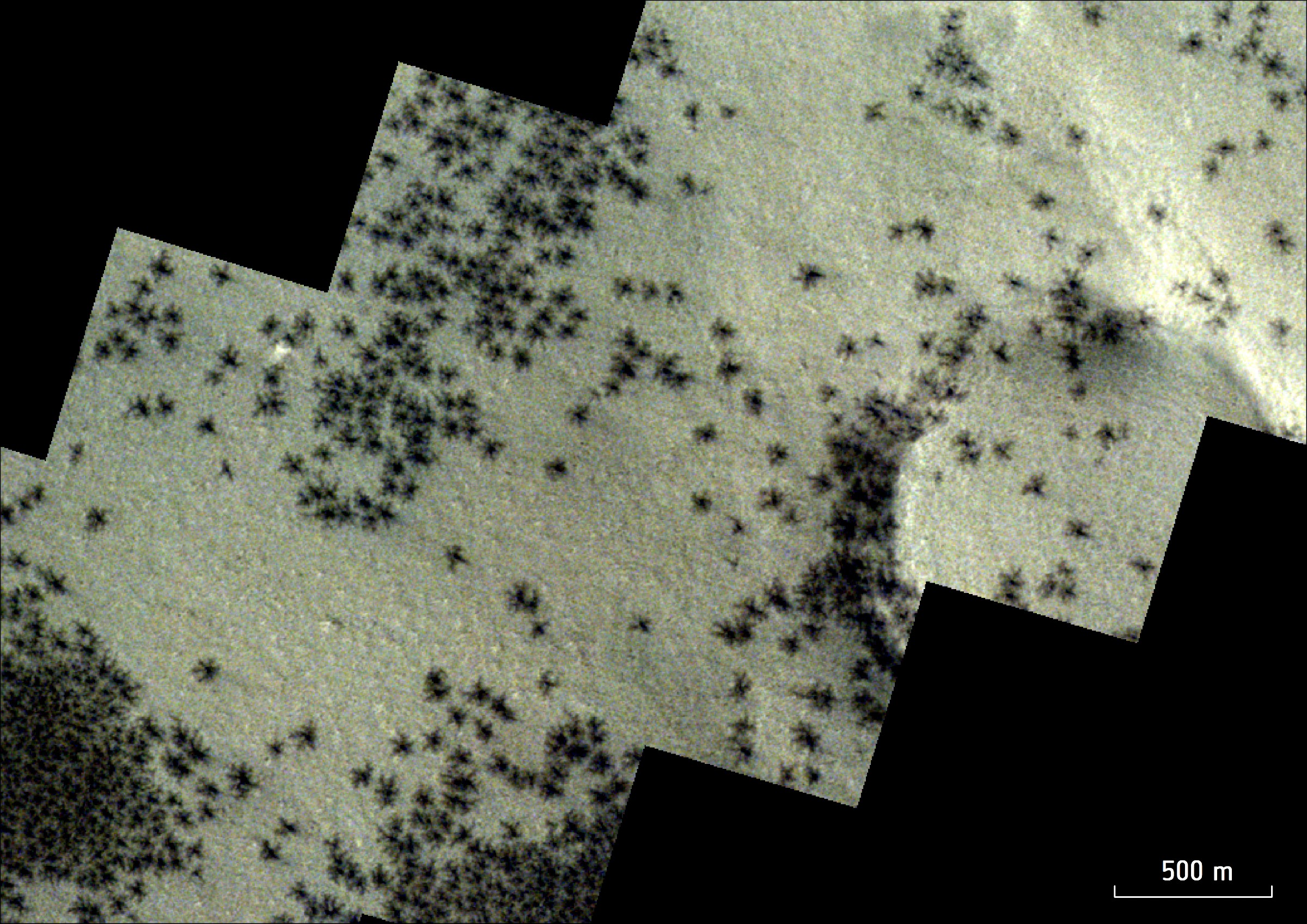 Una imagen inquietante de la superficie de Marte