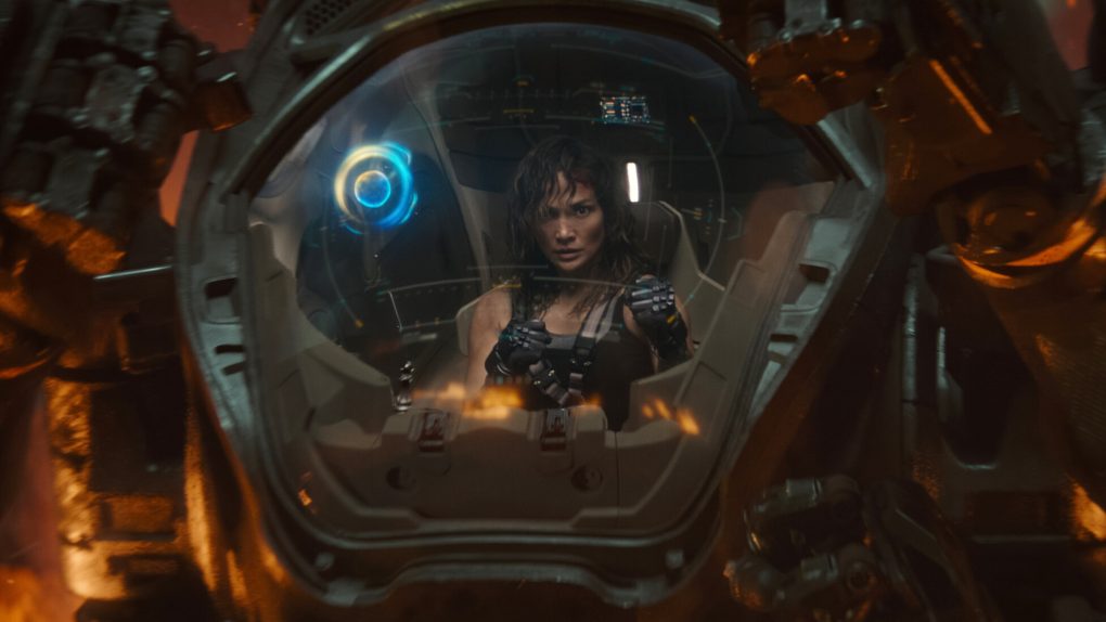Jennifer Lopez in Atlas on Netflix