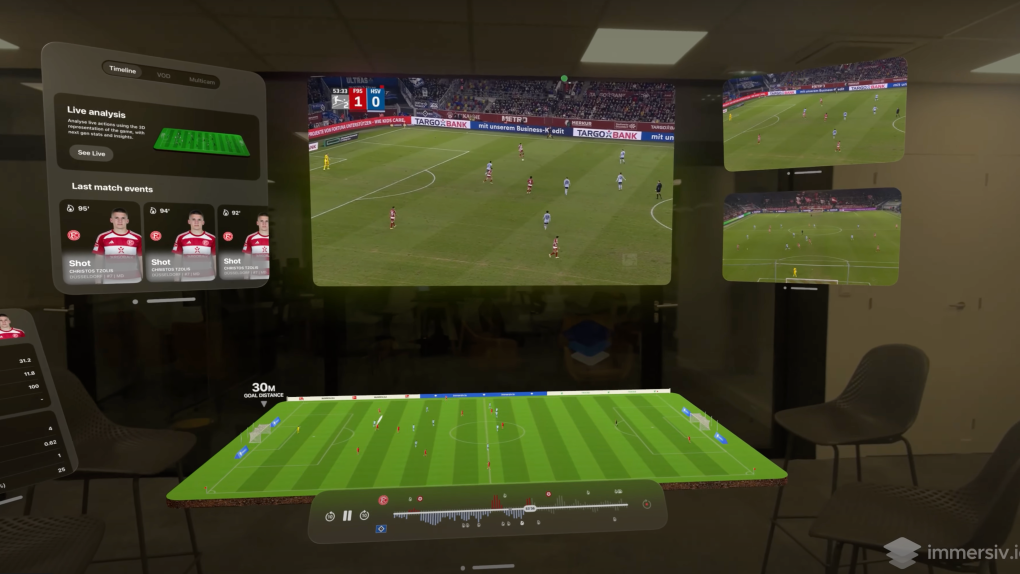 This Vision Pro app concept shows what sports streaming might look like on spatial computers.