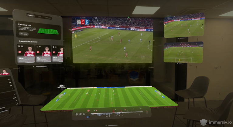 This Vision Pro app concept shows what sports streaming might look like on spatial computers.