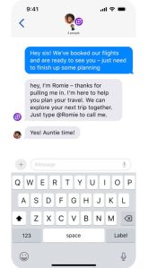 You can add Romie to any group chat on iPhone to handle travel matters.