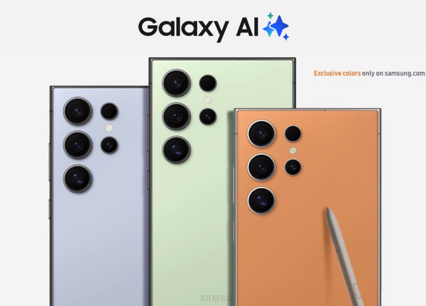 These Galaxy S24 colors are exclusive to Samsung.com.