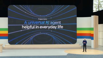 Project Astra unveiled at Google I/O 2024.