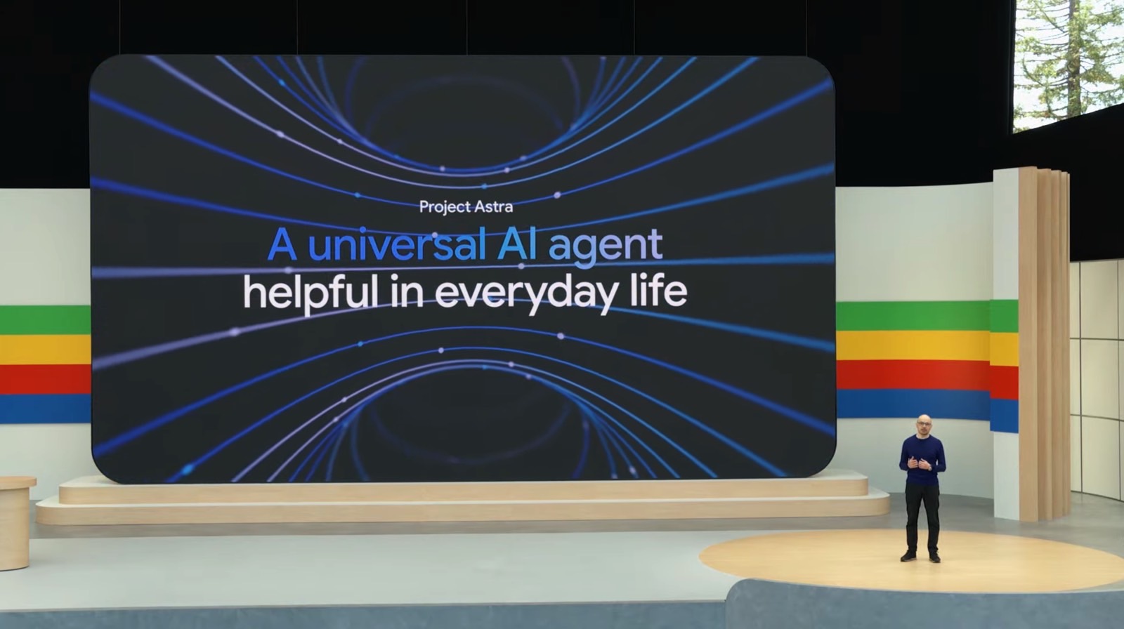 Project Astra unveiled at Google I/O 2024.