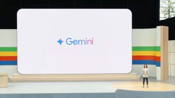 Google talking about Gemini features in Android at I/O 2024.