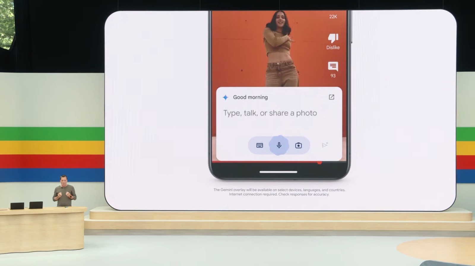 Google I/O 2024: The Gemini Assistant will be aware of what you're doing on your Android phone and provide help if prompted.