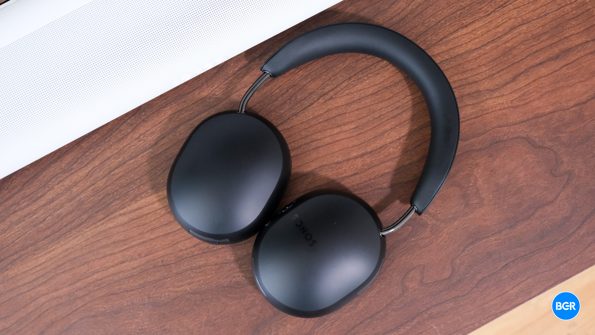 A top down view of the Sonos Ace headphones
