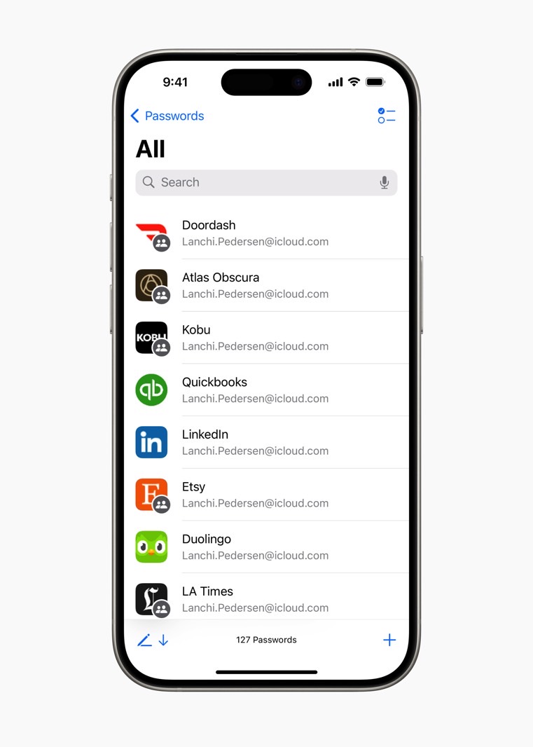 The new Passwords app in iOS 18.