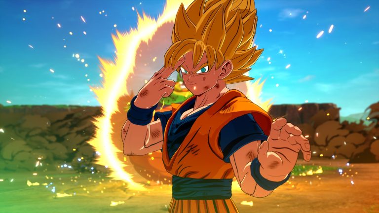 Super Saiyan Goku in Dragon Ball: Sparking Zero.
