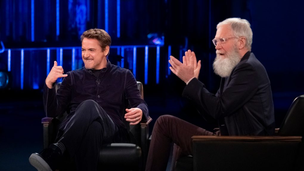 Robert Downey Jr. on My Next Guests Need No Introduction with David Letterman.