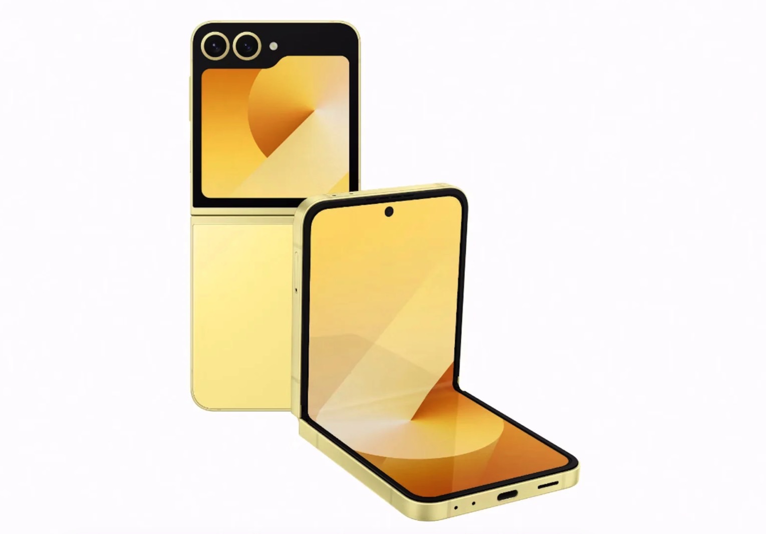 Leaked Galaxy Z Flip 6 design.