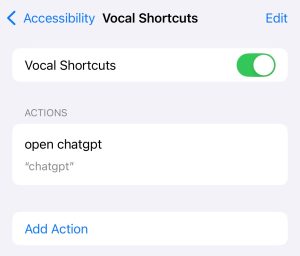 You can find all your vocal shortcuts in the Vocal Shortcuts menu.