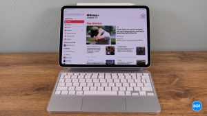 2024 iPad Pro on a Magic Keyboard