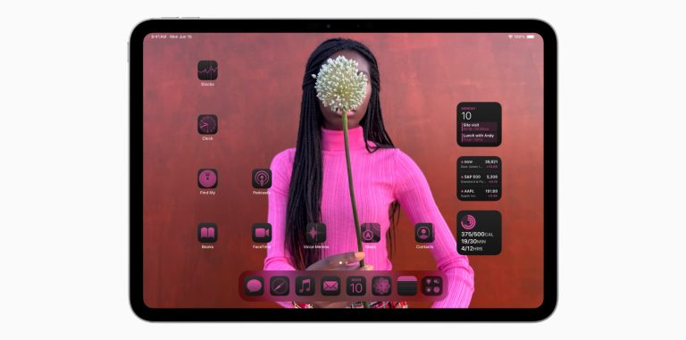 iPadOS 18 home screen redesign