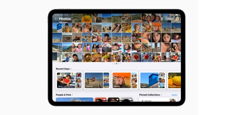 iPadOS 18's Photos app