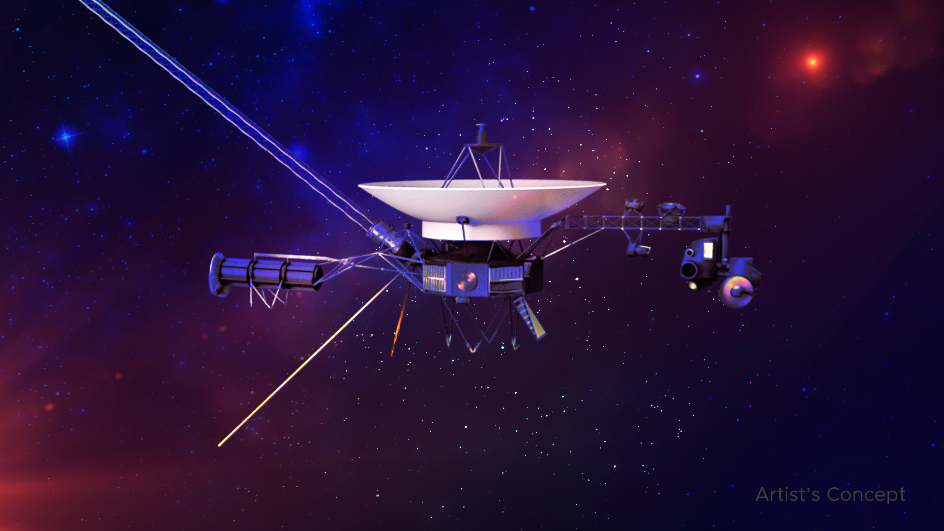 Artists concept of Voyager 1