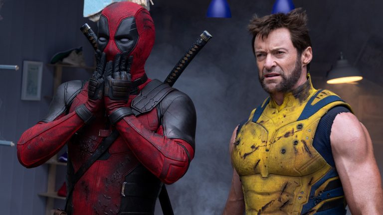 Ryan Reynolds as Deadpool and Hugh Jackman as Wolverine in Deadpool & Wolverine.