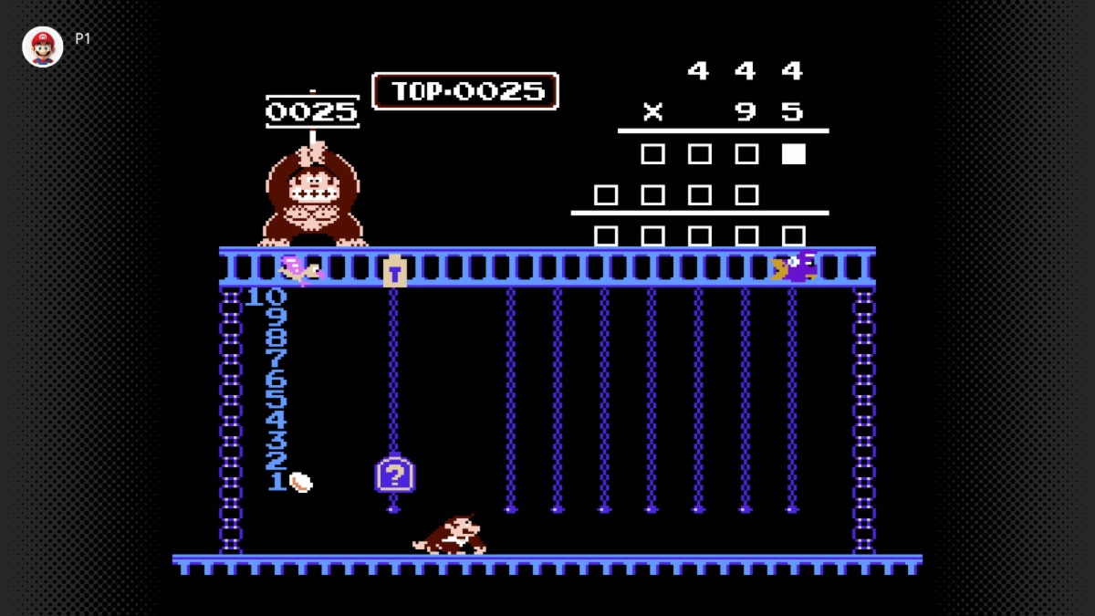 Donkey Kong Jr good Math for Nintendo NES