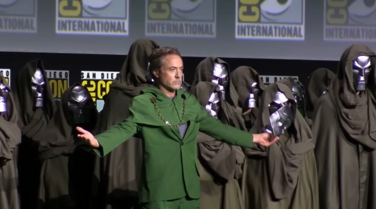 The Doctor Doom reveal at Comic-Con 2024.