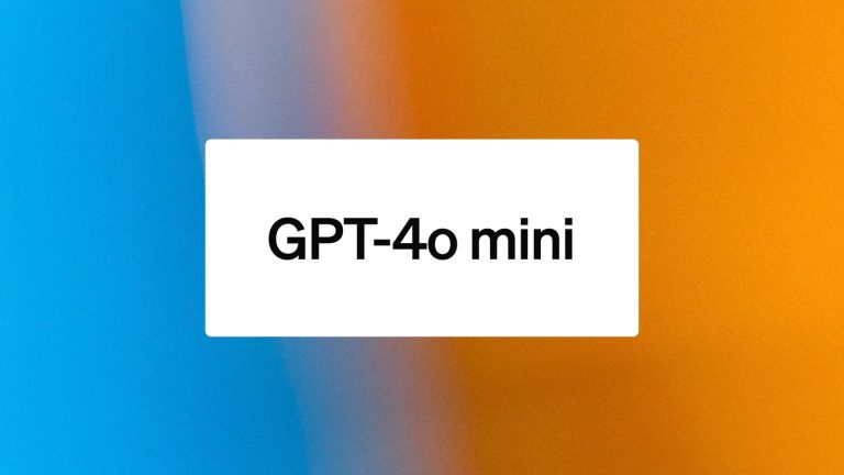 ChatGPT's new GPT-4o mini model.
