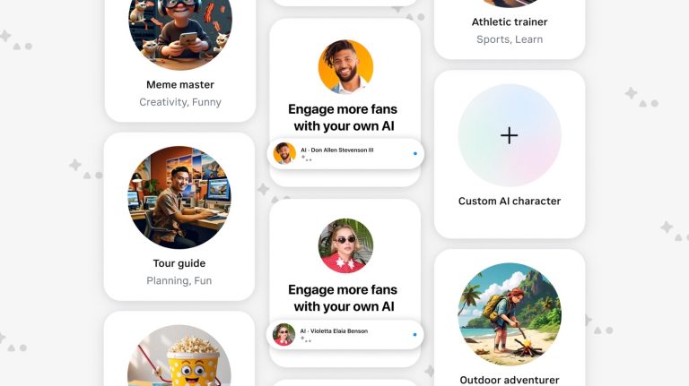 Instagram AI Studio avatar creation tool.