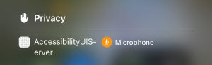 Something is accessing the microphone in iOS 18 beta 4.