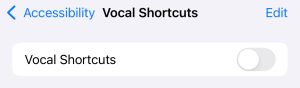 Disable Vocal Shortcuts to fix sound issues in iOS 18 beta 4.