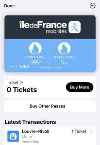 You can buy Navigo tickets and passes directly from the Apple Wallet app.