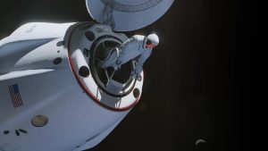 first commercial spacewalk Polaris Dawn illustration