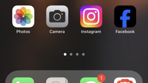 Facebook icon Facebook's app icon changed colors.