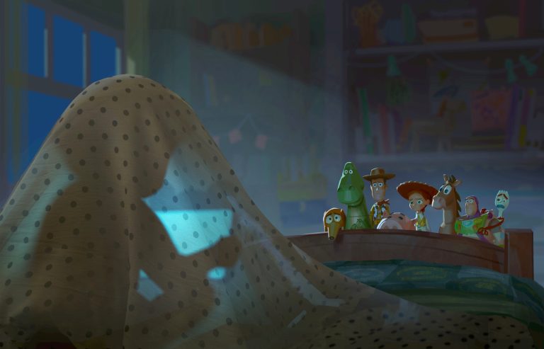 Concept art for Toy Story 5.