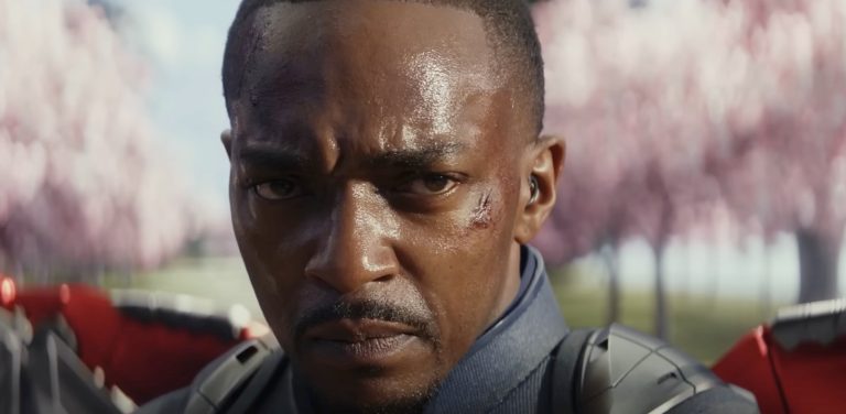 Sam Wilson (Anthony Mackie) in new footage from Captain America: Brave New World.