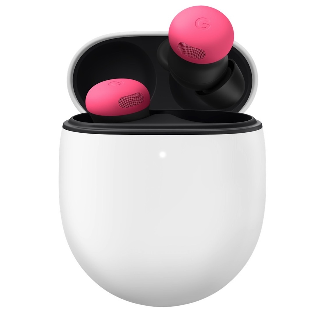 Pixel Buds Pro 2 داخل العلبة.