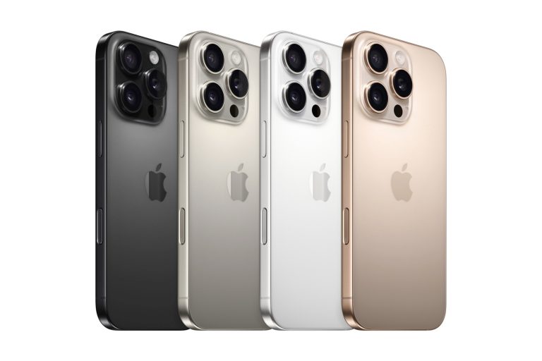 iPhone 16 Pro color options and Camera Control button.