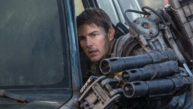 Tom Cruise in Edge of Tomorrow.