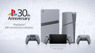 PlayStation 30th Anniversary Collection hardware.