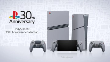 PlayStation 30th Anniversary Collection hardware.