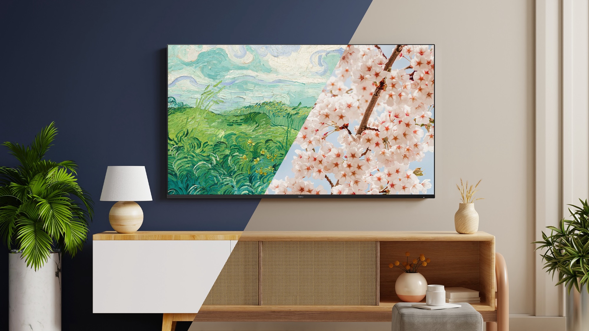 Roku can turn your TV into artwork with its new Backdrops feature