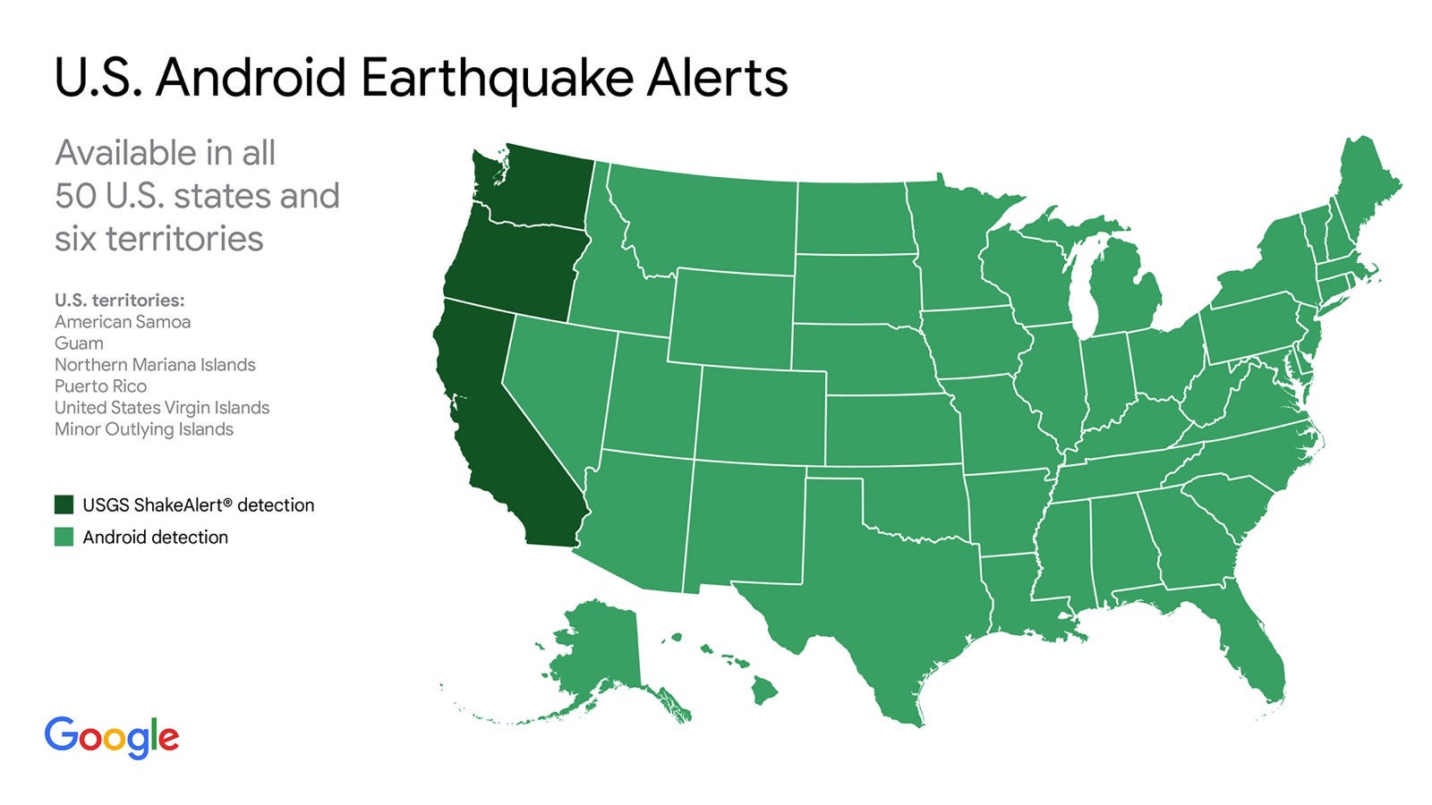 The Android Earthquake Alerts system in the US.