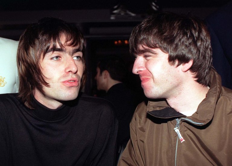 Liam and Noel Gallagher of Oasis