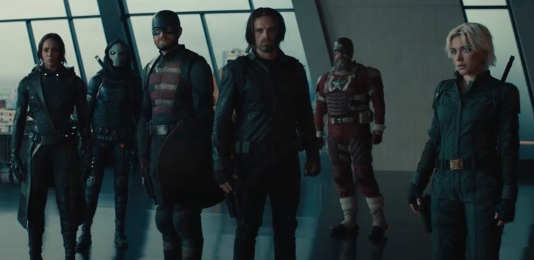 The Thunderbolts team from the first teaser trailer