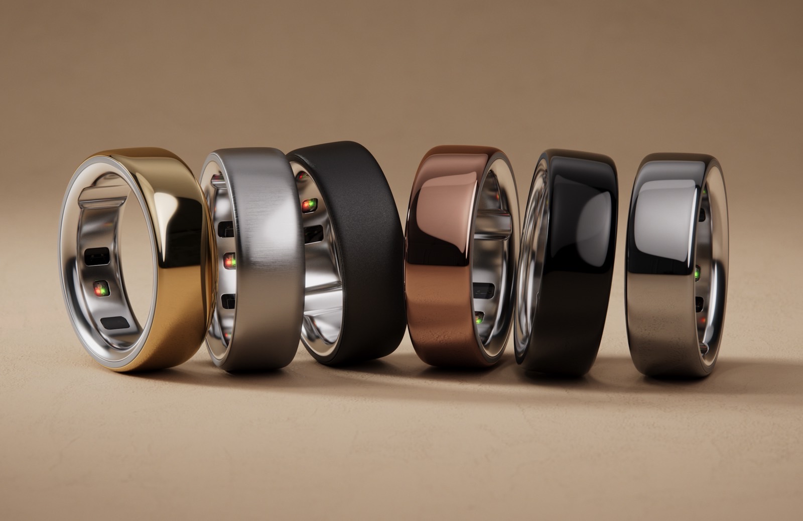 Oura Ring 4 comes in six color options.