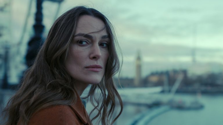Keira Knightley in Black Doves on Netflix