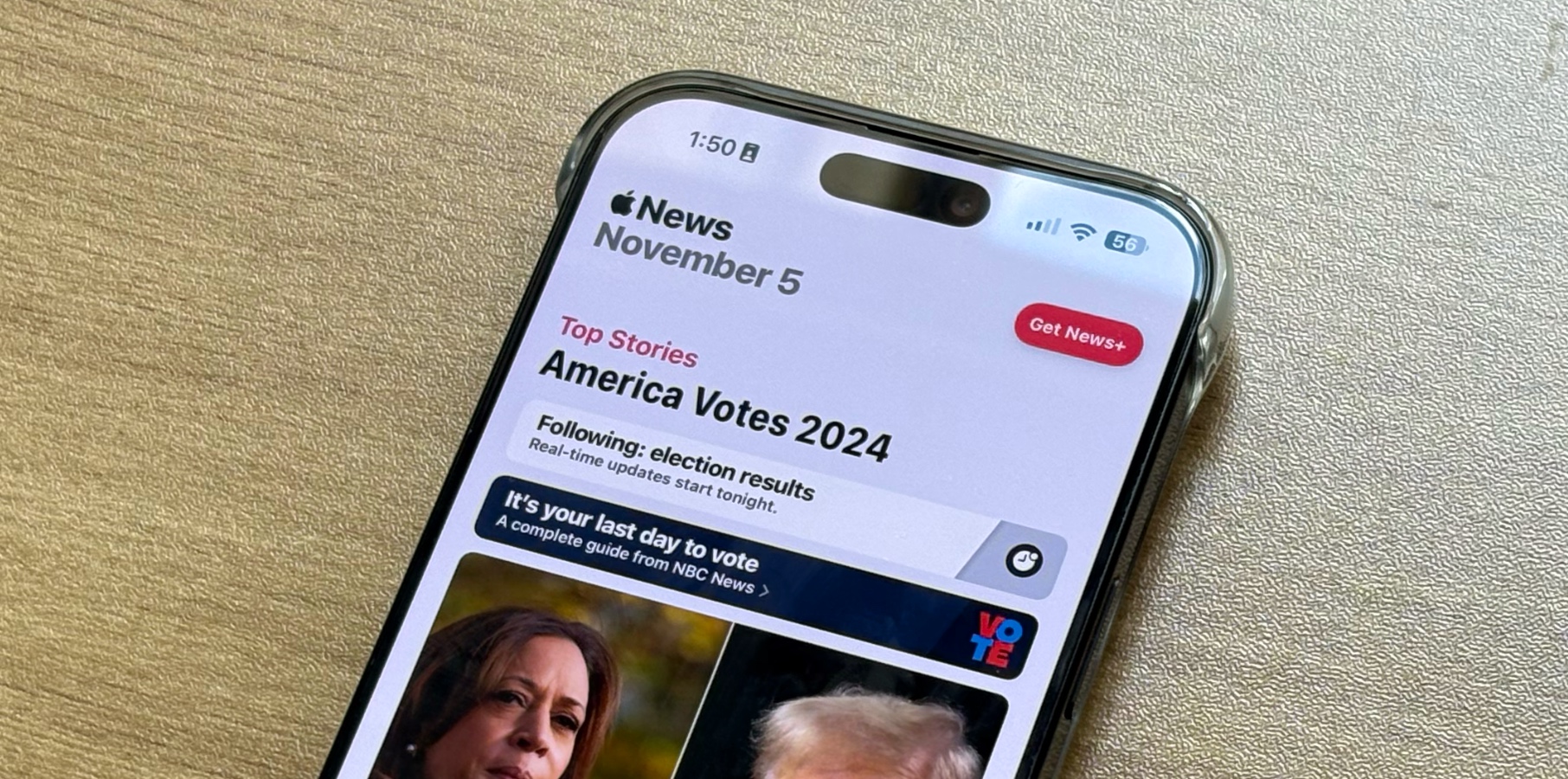 2024 US Election Results Track With IPhone's Live Activity