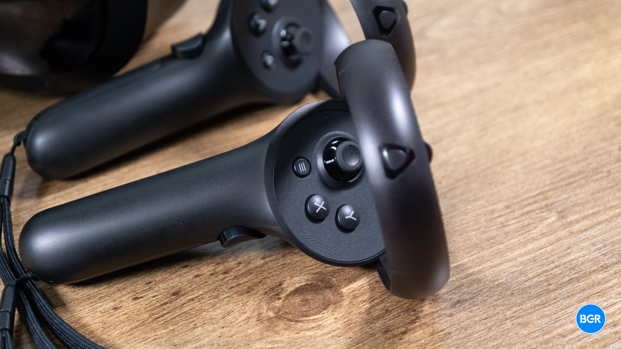 Controllers used with the HTC Vive Focus Vision.