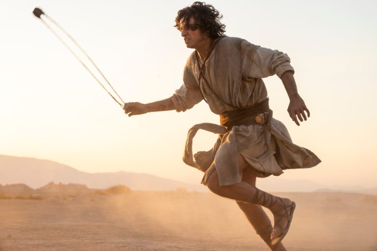 Michael Iskander as David in Prime Video's House of David